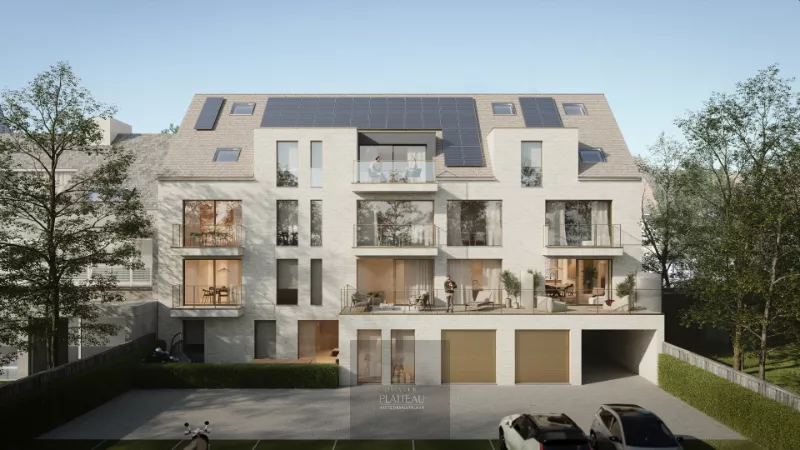 BASILE 0303 - Groot nieuwbouwappartement van 126,89m² in duplex met 3 slaapkamers.