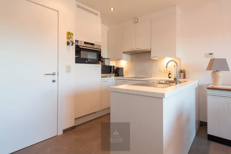 Appartement duplex récent avec une chambre et un coin nuit.