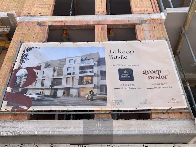 BASILE 0301 - Energiezuinig nieuwbouwappartement met 2 slaapkamers.