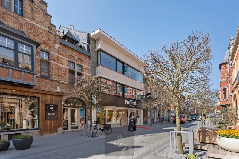 Instapklaar luxueus dakappartement van 106m² met autostaanplaats op toplocatie vlakbij het marktplein van Nieuwpoort.